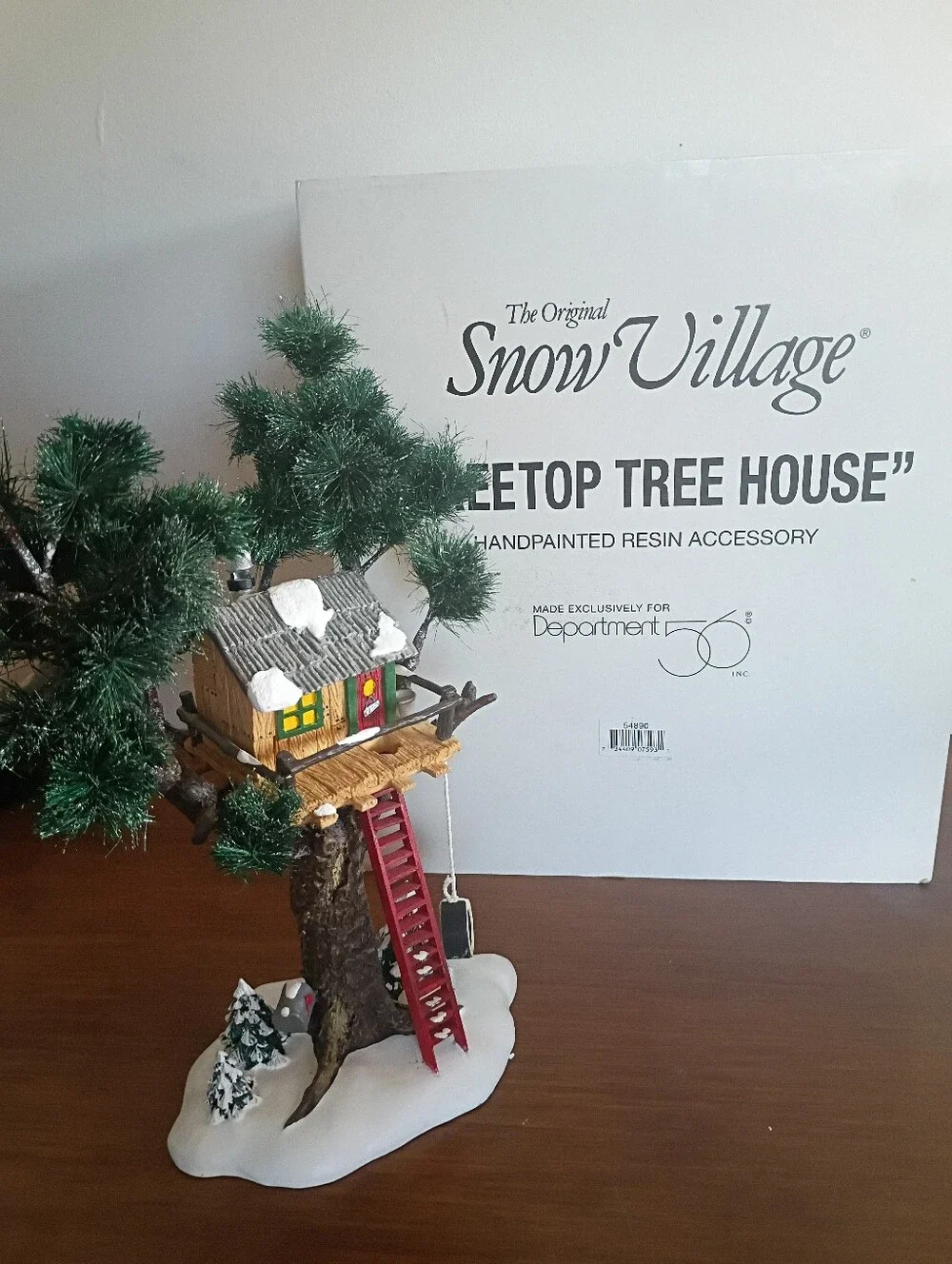 Holiday Treehouse Ornament - Red & Green Winter Decor Department 56